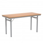Klapptisch, 140x60 cm (B/T), 72 cm hoch, 4-Fuß, 
